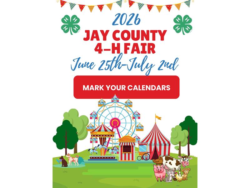 Logo for 2026 Jay County 4-H Fair